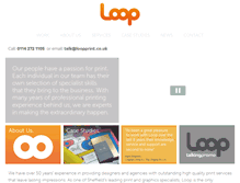 Tablet Screenshot of loopprint.co.uk
